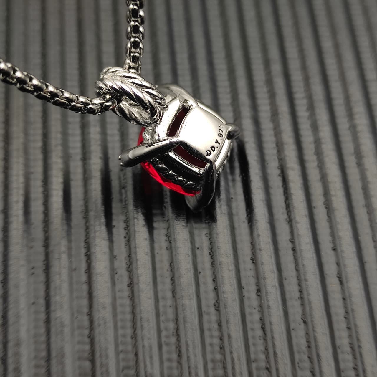 David Yurman Sterling Silver Cable Collectibles Necklace